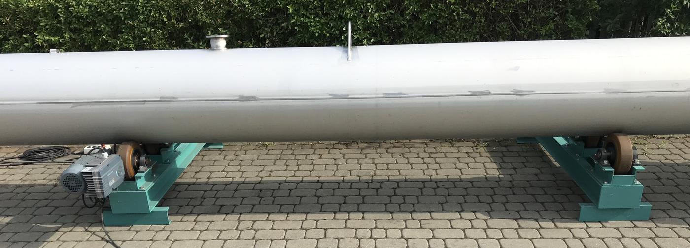 Płaszcze rurowe DN 450 z płaszczem bocznym DN 1500 — projekt instytucja badawcza