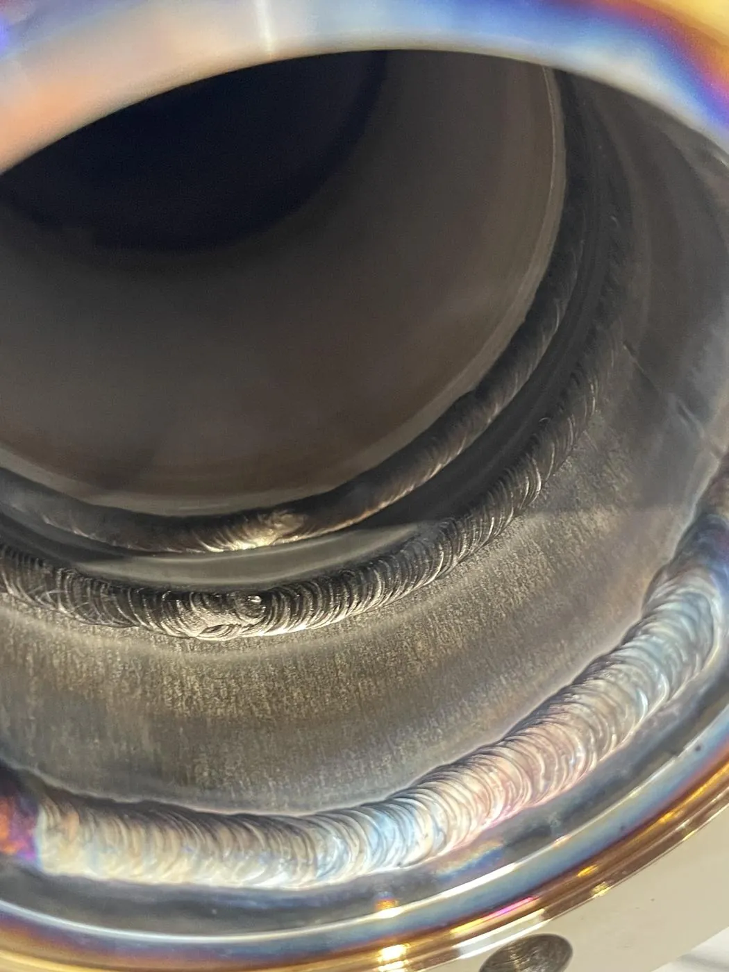 Spawanie rur INOX — wnętrze spoiny TIG