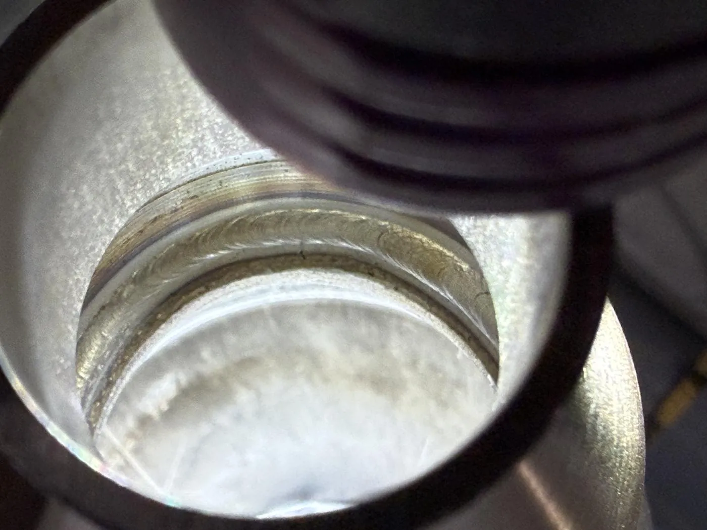 Spawanie TIG pierścień rura procesowa INOX